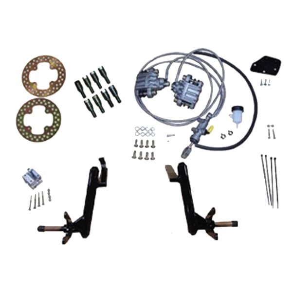 Jakes&#8482; Front Disc Brake Kit for Club Car DS with Jakes Double A-Arm Lift Kit (Years 2004.5-2008.5)