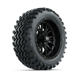 GTW Diesel Matte Black 14 in Wheels with 23x10.00-14 Rogue All Terrain Tires – Full Set