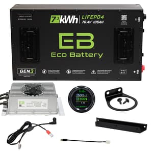 MOKE Eco Lithium 70v 105Ah GEN3 Battery Bundle