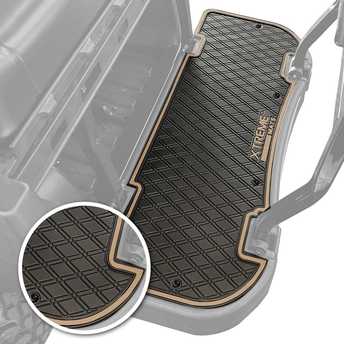 Xtreme Rear Floor Mat for Genesis 250/300 Rear Seat Kit  - Black/White