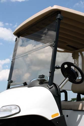 2008-Up EZGO RXV - Red Dot Clear Folding Windshield