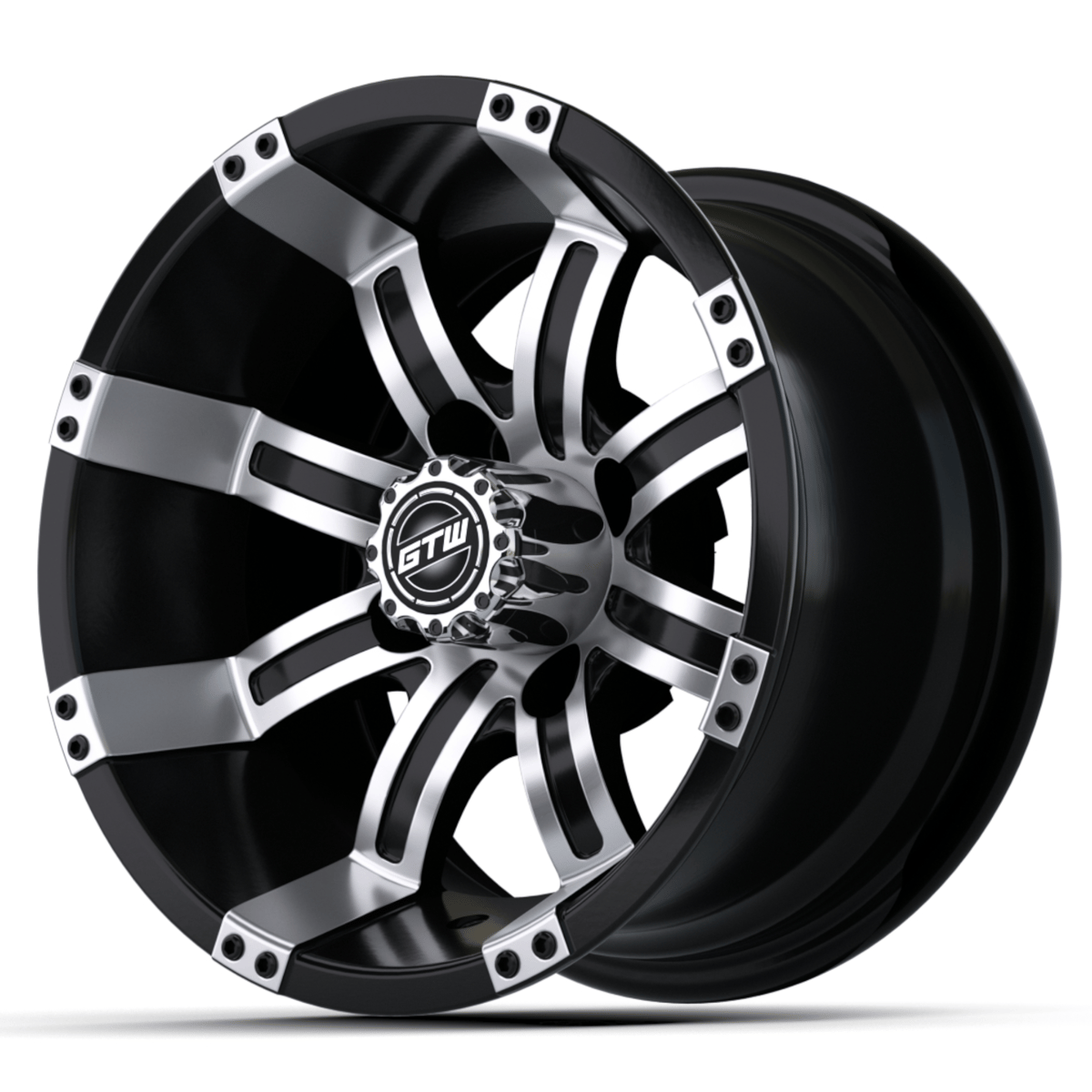 10&Prime; GTW&reg; Tempest Black with Machined Accents Wheel