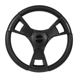 Gussi Italia&reg; Model 13 Black/Carbon Fiber  Steering Wheel For EZGO