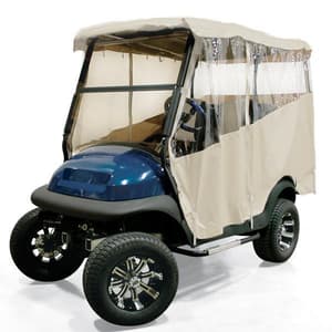 RedDot&reg; Club Car Resort Villager 4-Passenger Ivory 3-Sided Over-the-Top Enclosure