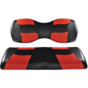 MadJax&reg; Riptide Black/Red Two-Tone Genesis 250/300 Rear Seat Covers