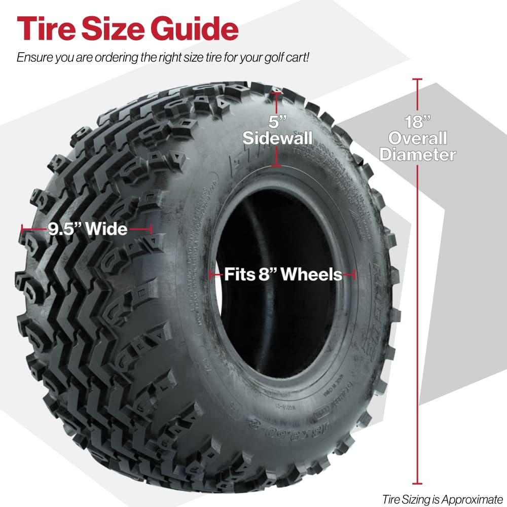 18x9.50-8 GTW Rogue All Terrain Tire