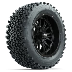 Set of (4) 14 in GTW Diesel Wheels with 23x10-14 Duro Desert All-Terrain Tires