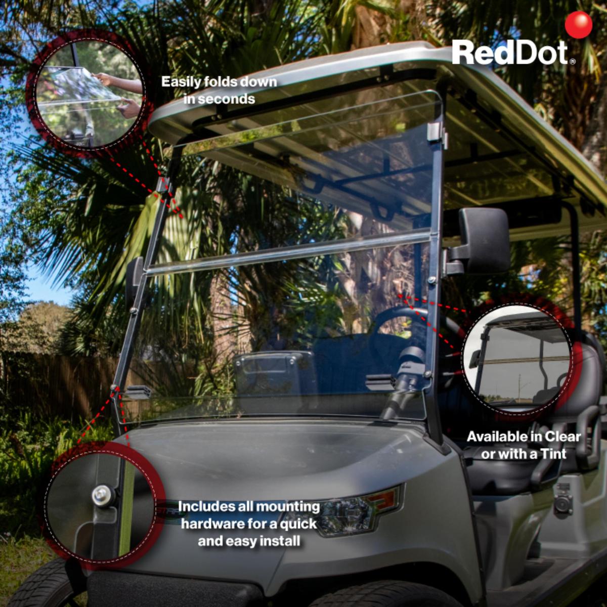 RedDot Star EV Capella Clear 1/4" Folding Windshield