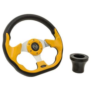 EZGO Yellow Racer Steering Wheel Kit 1994.5-Up