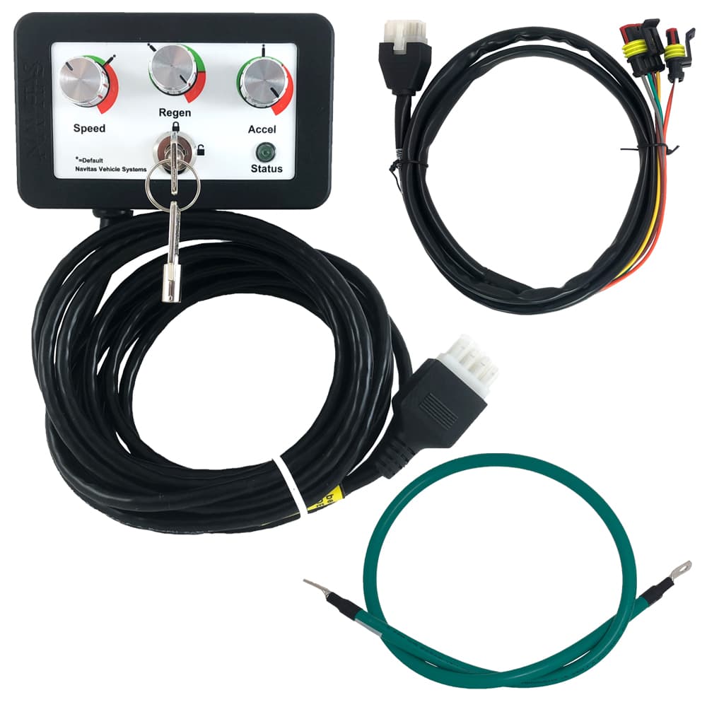 Club Car Carryall 600A 5KW Navitas DC to AC Conversion Kit with On-the-Fly Programmer