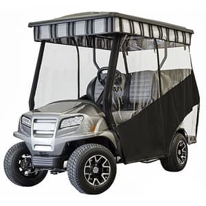 RedDot&reg; Track Style Sunbrella Enclosure for Club Car ONWARD w/ CGI Top (Years 2017-Up)