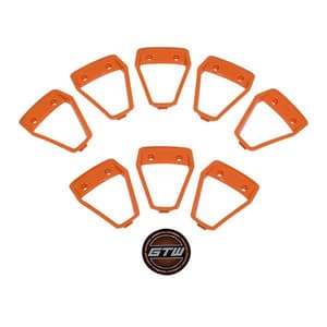 GTW Nemesis Orange Wheel Inserts - 12 Inch