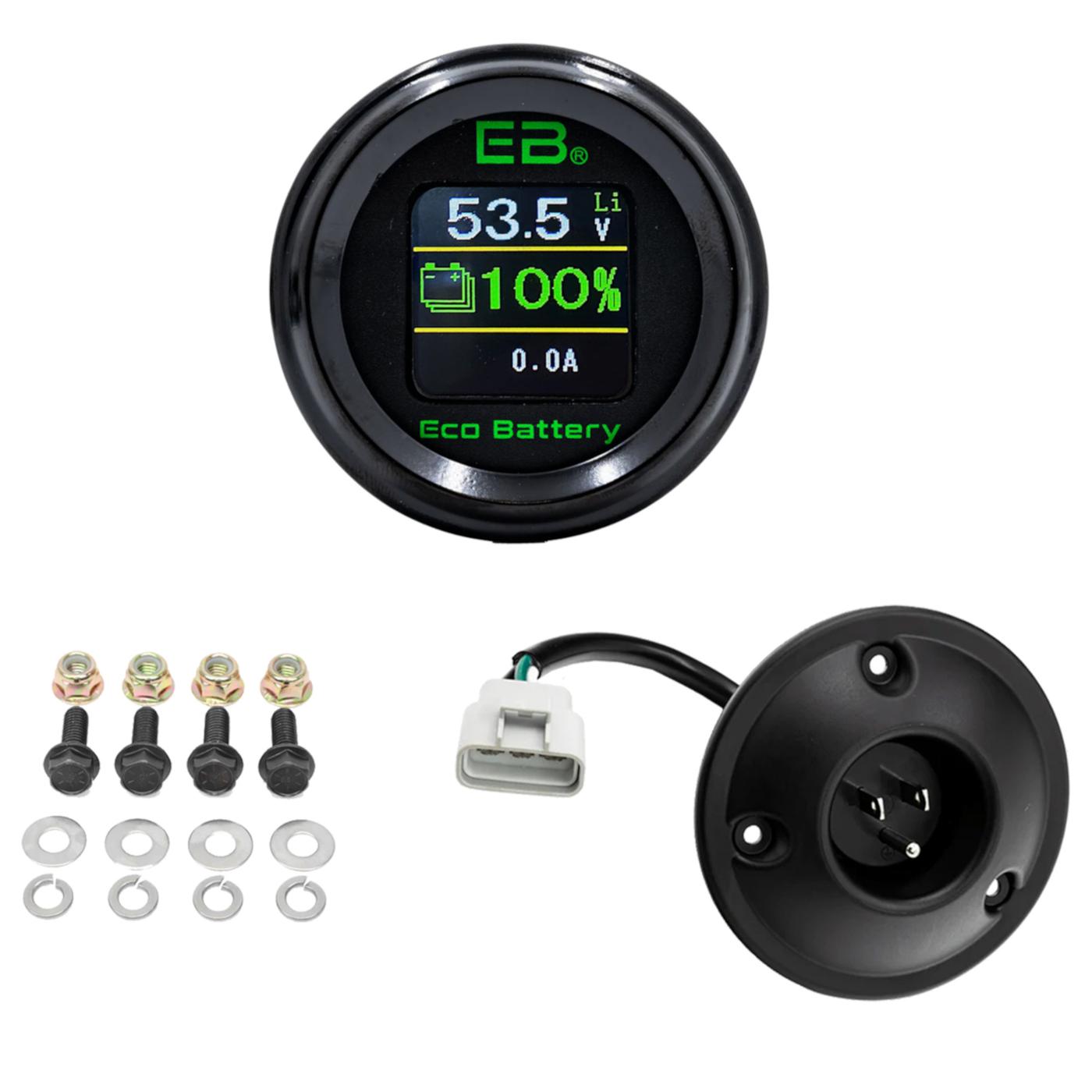 Yamaha G29/Drive 2007-2010 Installation Kit for Eco 51v 60ah LifePo4 Lithium Battery