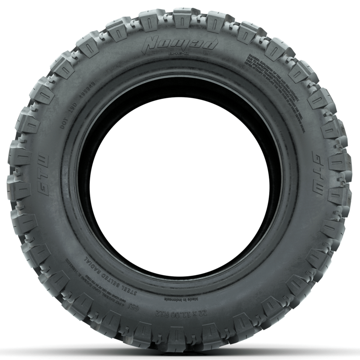 22x11-R12 GTW® Nomad Steel Belted All Terrain Tire