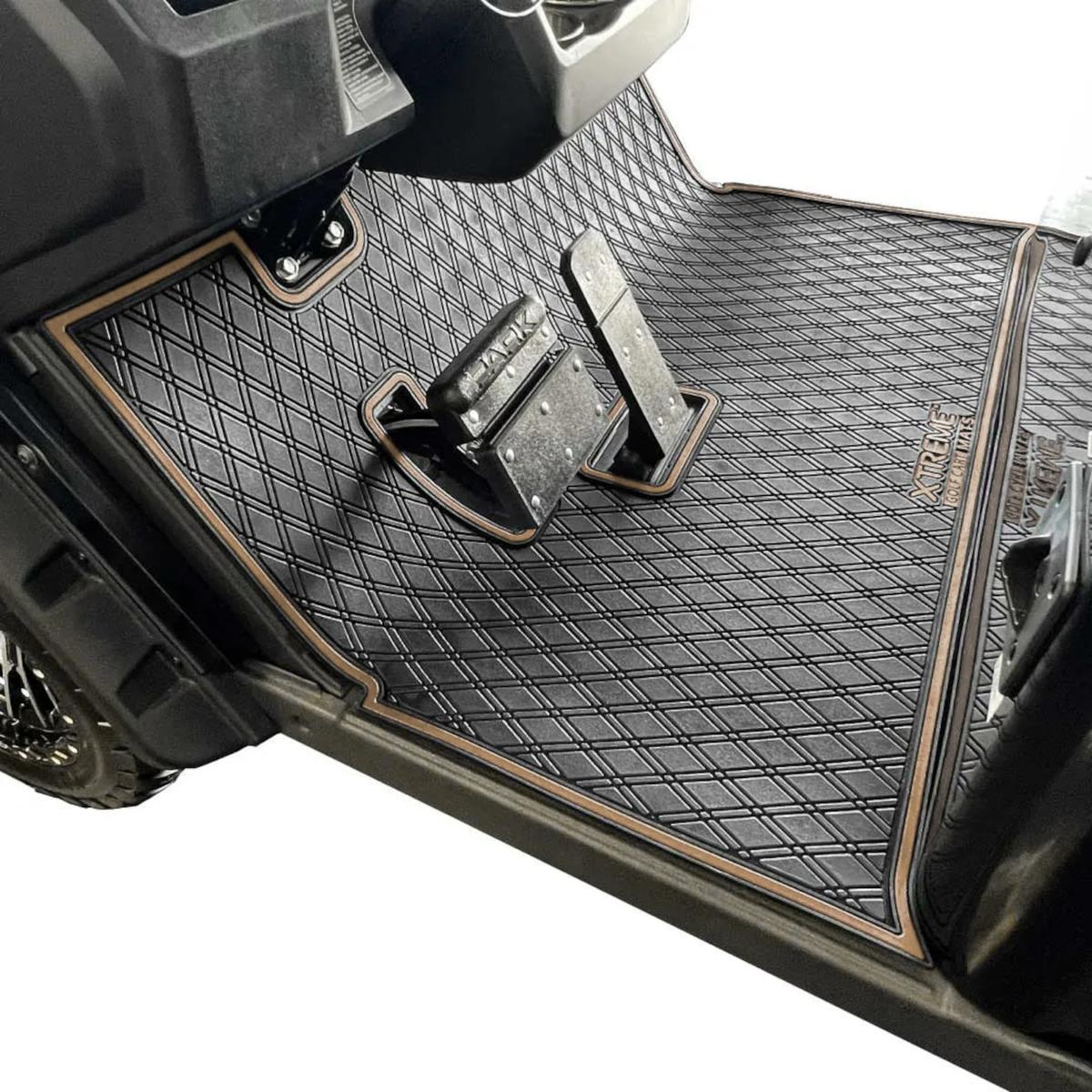 Xtreme Floor Mats for EZGO S4 2022-Up - Black/White