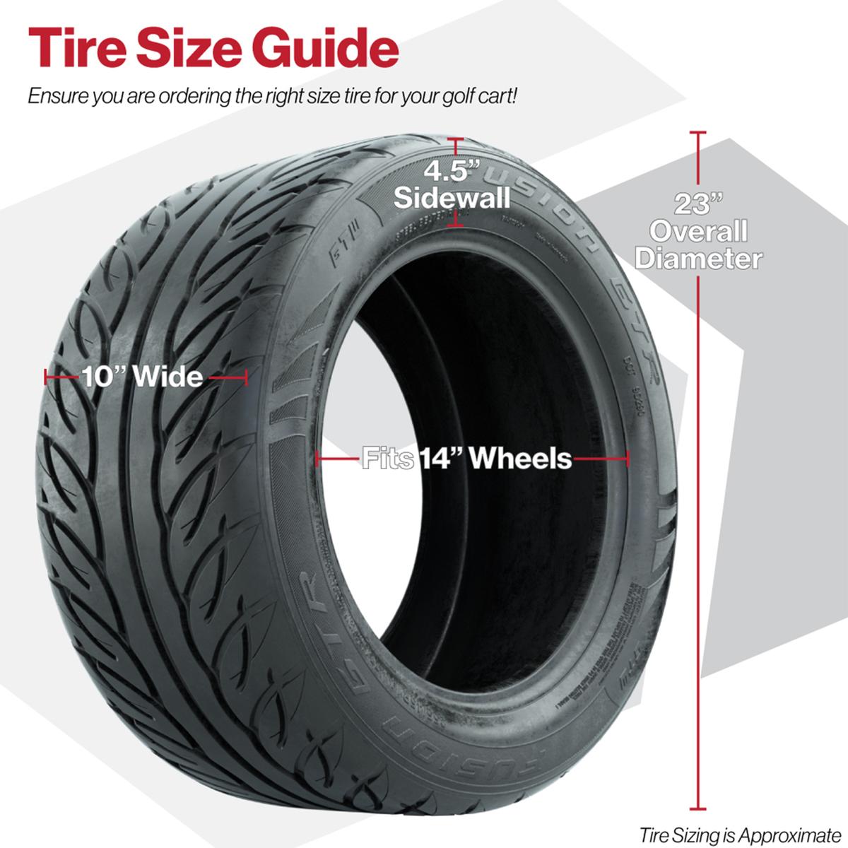 255/45-R14 GTW&reg; Fusion GTR Steel Belted Street Tire