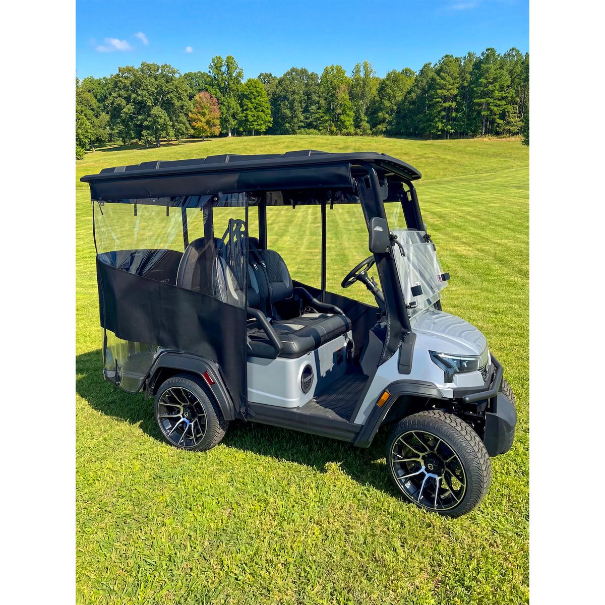 RedDot 4-Passenger Black Track Style Enclosure with Cashmere Valance for ICON i40X (Years 2026-Up)