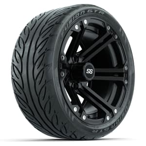 Set of (4) 14 in GTW Specter Wheels with 225/30-14 Mamba Street Tires