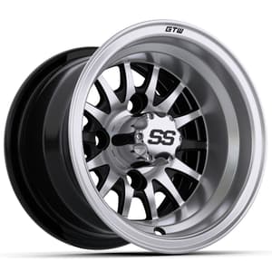 10&Prime; GTW&reg; Medusa Black with Machined Accents Wheel