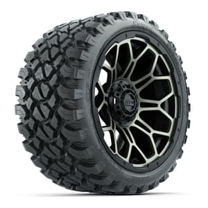 Set of (4) 15&Prime; GTW Bravo Bronze Wheels with 23x10-R15 Nomad All-Terrain Tires