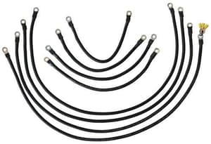 4 Gauge 600A Weld Cable Set for Club Car Precedent (Years 2004-Up)