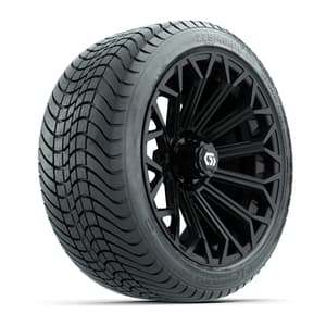 GTW&reg; Phantom Gloss Black 16 in Wheels with 225/40-R16 Mamba Street Tires - Full Set