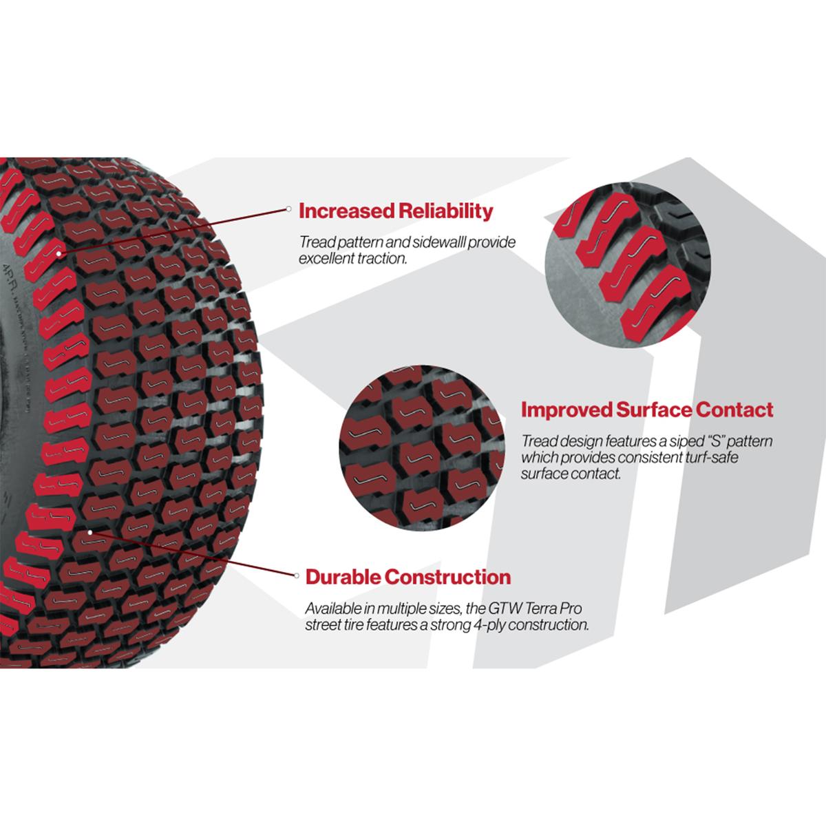 18x9.50-8 GTW&reg; Terra Pro S-Tread Traction Tire