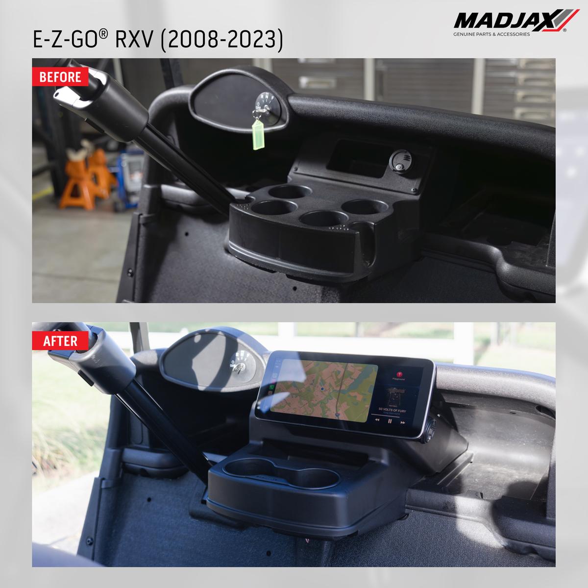 MadJax&reg; Kinect&trade; Display Screen Kit for A/C motor EZGO RXV ELiTE with Factory Lithium Battery Setup