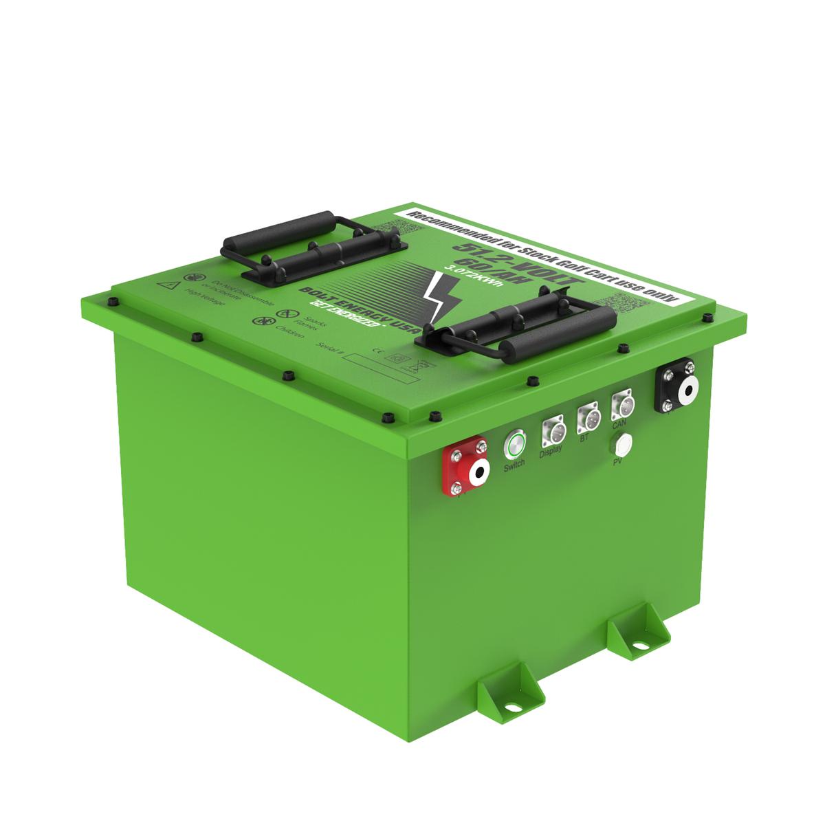 Bolt Energy Yamaha G19-G22, 51V 60AH Standard Battery Kit