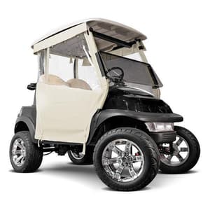 RedDot EZGO RXV Ivory 3-Sided Track-Style Enclosure w/Ultra Seal & Hooks (Fits 2008-2023)