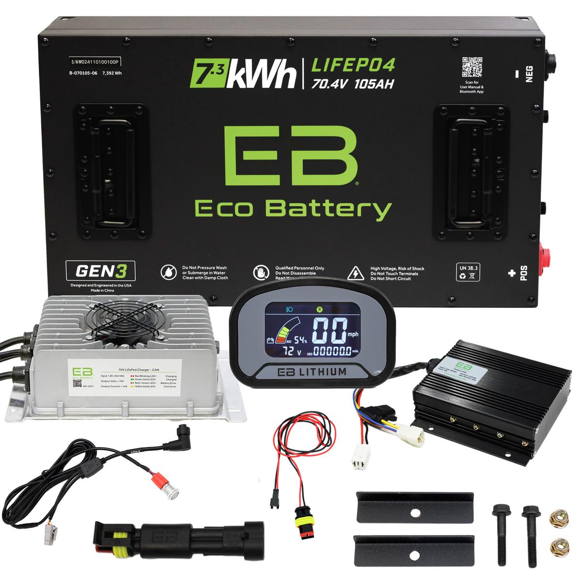 ICON Eco Lithium 70v 105Ah GEN3 Battery Bundle