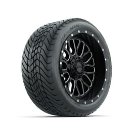 Club Car DS custom blue metallic, low profile tires on 12 black & machined  wheels