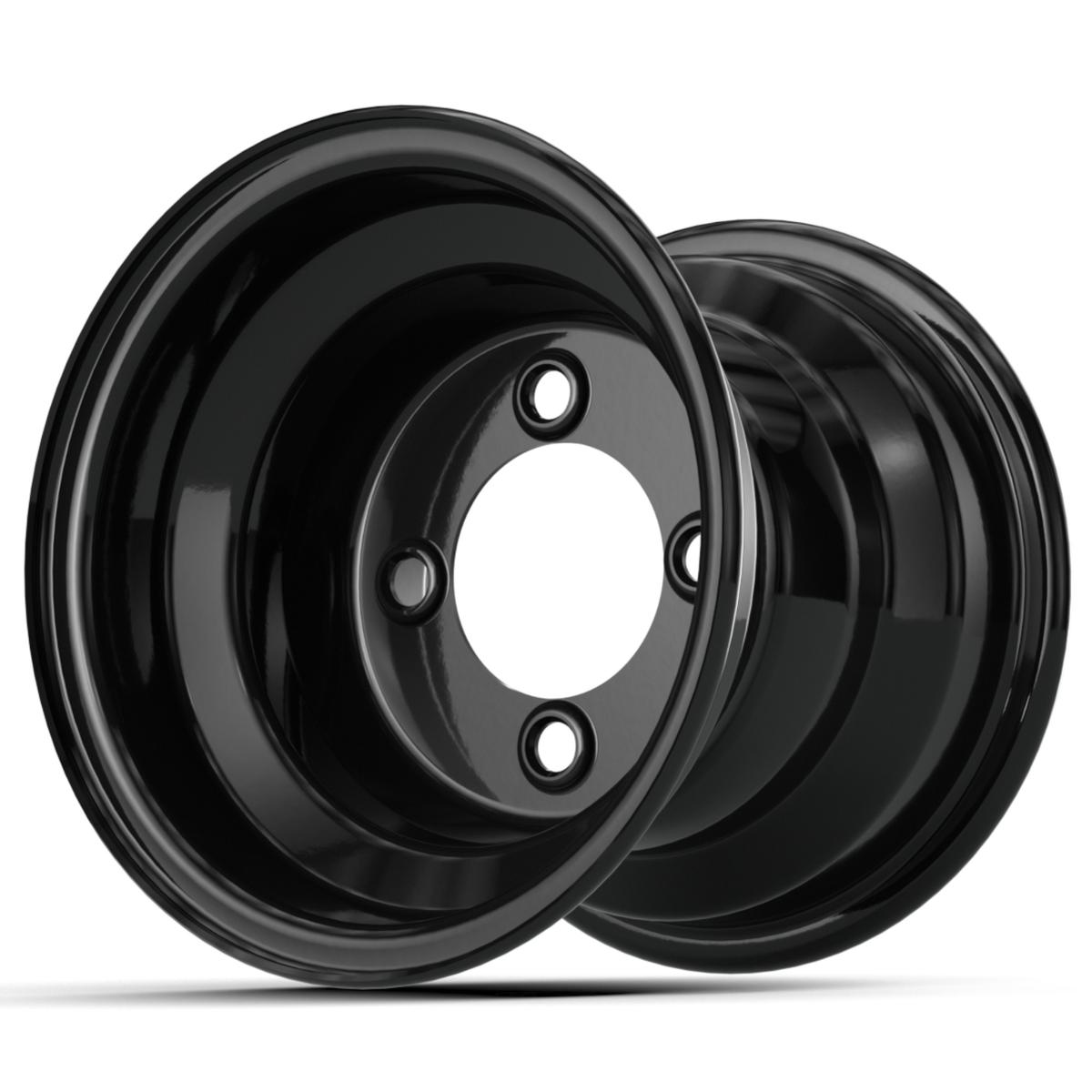 8&Prime; GTW Gloss Black Steel Wheel (Centered)