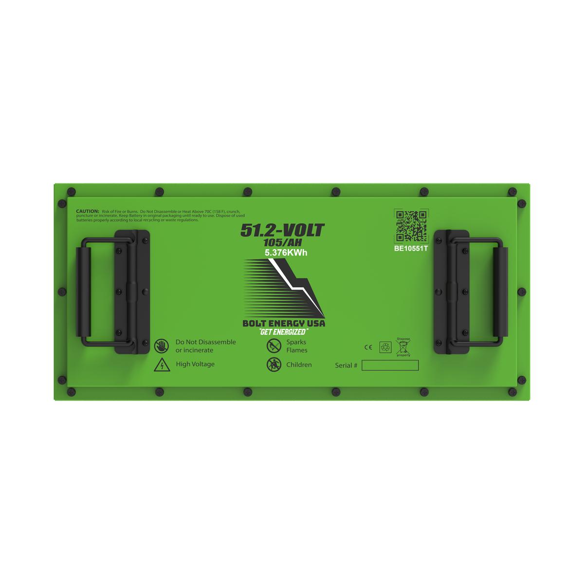 Bolt Energy 51V 105AH Lithium Thin Battery