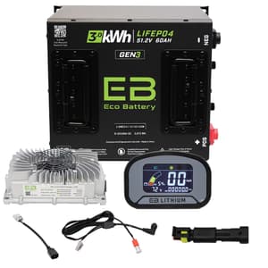 Advanced EV1 2017-2021 Eco Lithium 51v 60Ah GEN3 "Toyota MCU" Battery Bundle