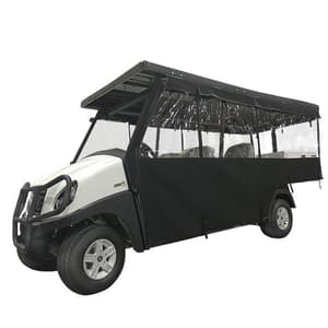 Club Car Transporter 3-Sided Black Track Style (Years 2018-Up)
