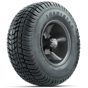 Set of (4) 10 in GTW Godfather Wheels with 205/65-10 Kenda Load Star Tires