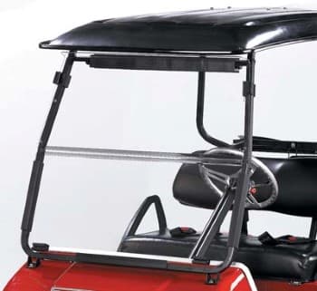 RedDot Club Car DS 1/4&Prime; Folding Tinted Windshield (Years 2000-Up)