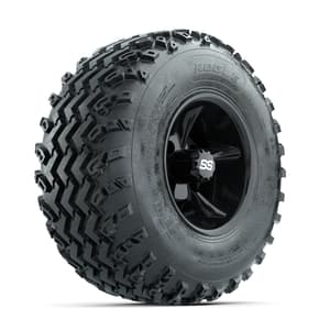 GTW Godfather Black 10 in Wheels with 22x11.00-10 Rogue All Terrain Tires – Full Set