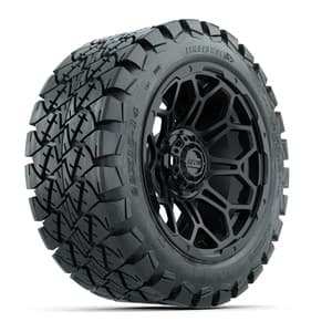 Set of (4) 14 in GTW Bravo Wheels with 22x10-14 GTW Timberwolf All-Terrain Tires