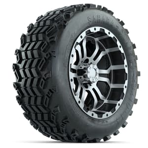 Set of (4) 14 in GTW Omega Wheels with 23x10-14 Sahara Classic All-Terrain Tires