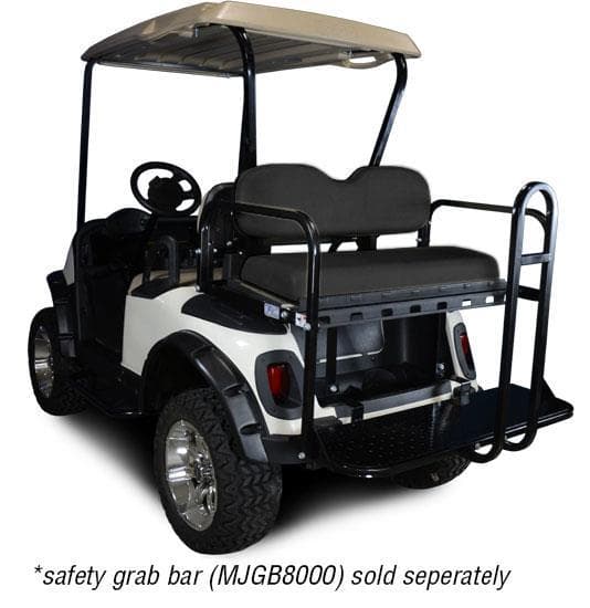 Madjax Genesis 150 Black Rear Flip Seat – Fits EZGO RXV