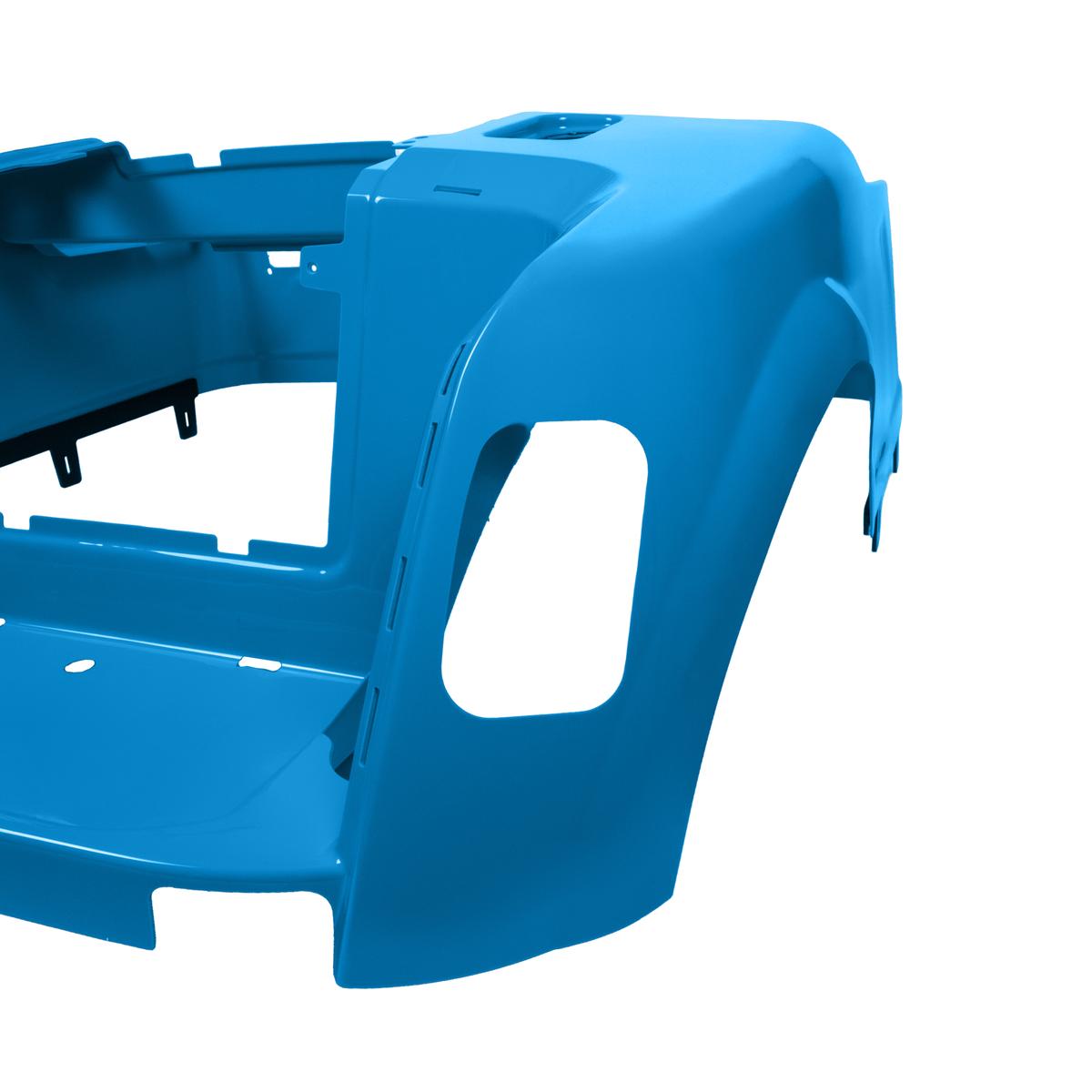 EZGO RXV Capri Blue OEM-Style Front Cowl and Rear Body Kit (Years 2008-2023)