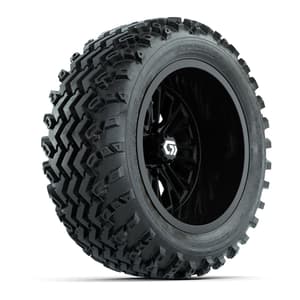 GTW&reg; Viper Gloss Black 14 in Wheels with 23X10-R14 Rogue All-Terrain Tires - Full Set