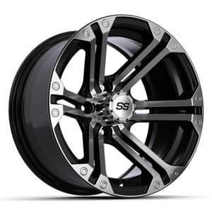 14&Prime; GTW&reg; Specter Black with Machined Accents Wheel