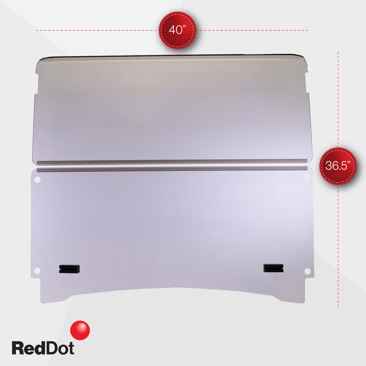 RedDot Yamaha G29/Drive Tinted Impact-Resistant Folding Windshield (Years 2007-2016)