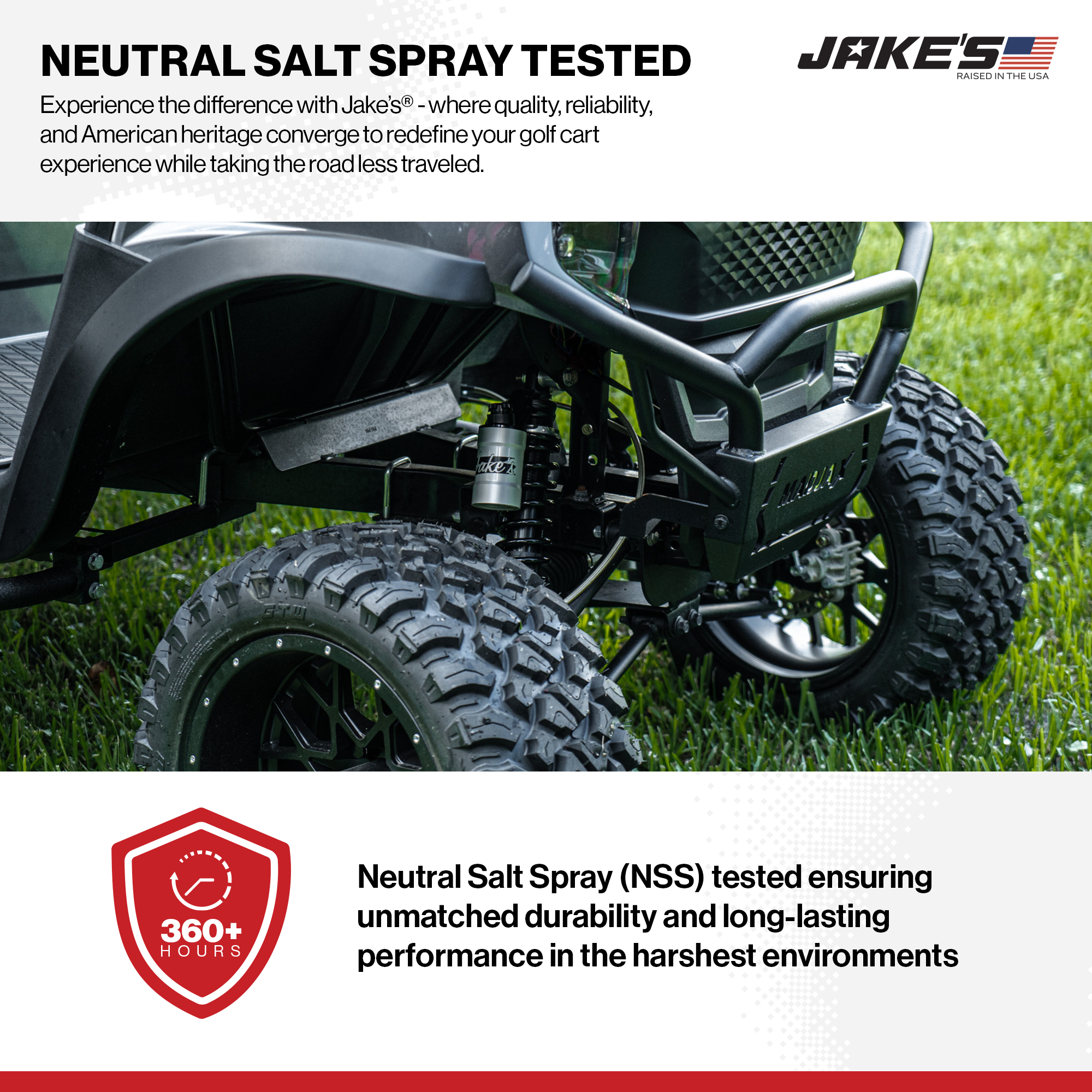 JAKE JAKES HD LONG TRAVEL SHOCK w/RESERVOIR - SINGLE SPRING