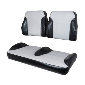 EZGO RXV Black/Silver Suite Seats (Years 2008-2015)