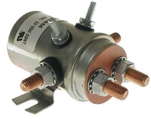 24-Volt 24V, 6 Terminal Solenoid With Copper Contacts
