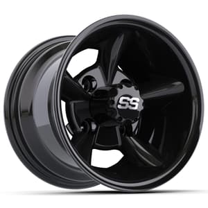 10&Prime; GTW&reg; Godfather Black Wheel